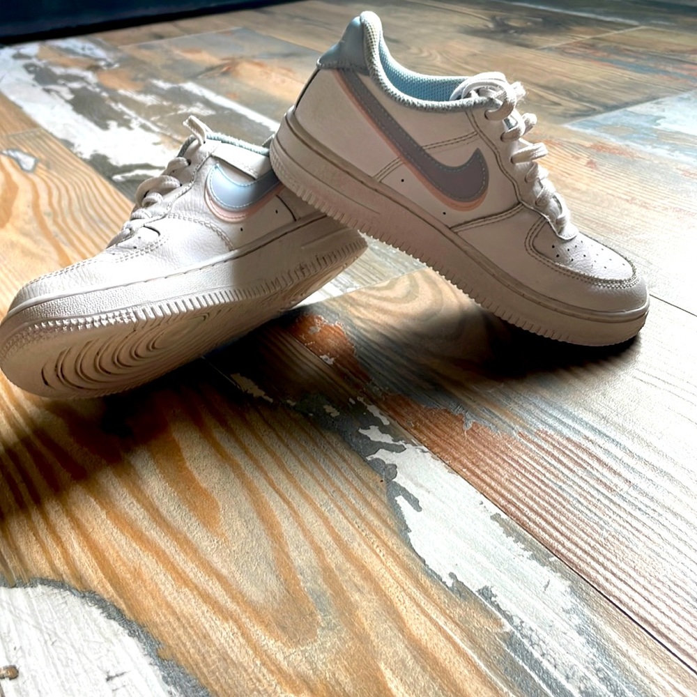 Nike Air Force 1 Double Swoosh Youth Size 1.5